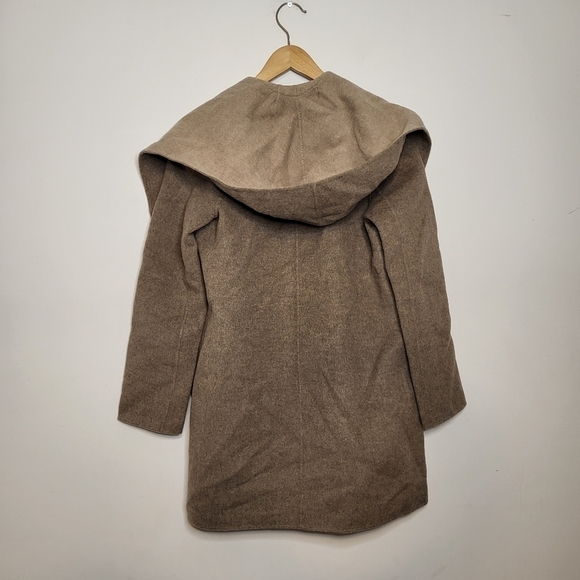 Vince Wool Blend Two Toned Open-Front Coat Size XS - Picture 7 of 14